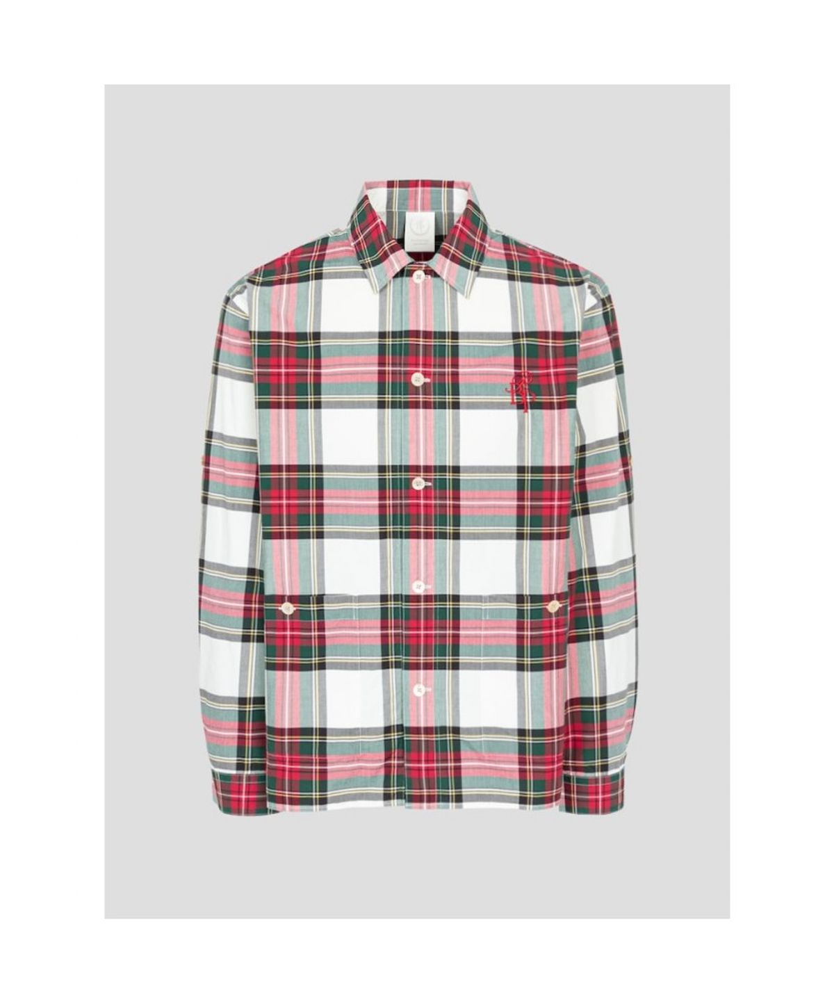 빈폴 멘(BEANPOLE MEN) [Reedition] 롤업 체크 셔츠  레드