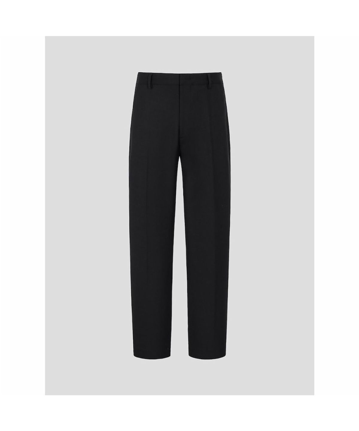 빈폴 멘(BEANPOLE MEN) 울 혼방 세미와이드 슬랙스  블랙