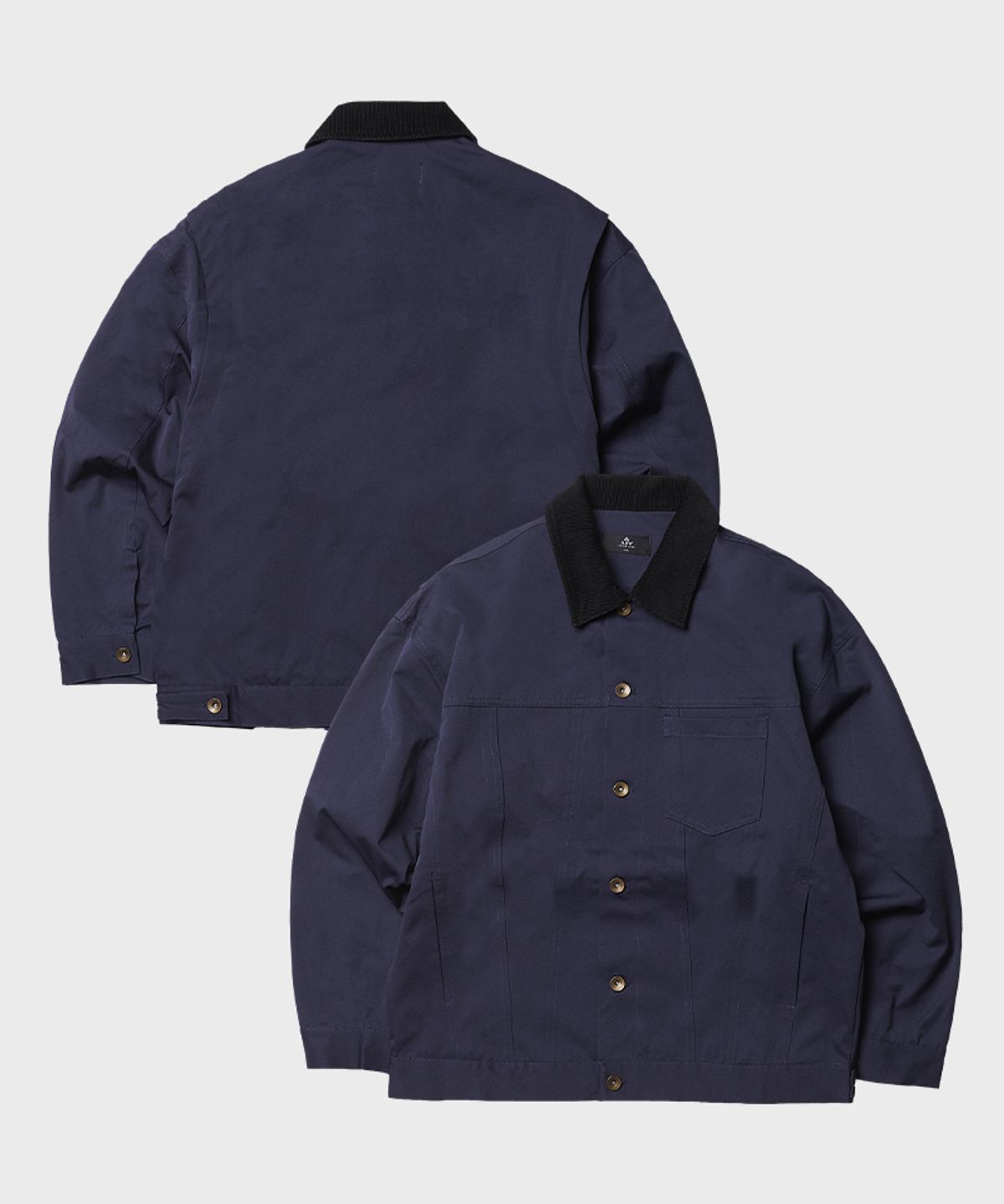 아티스트웨어(ARTISTWEAR) [3COLORS] 오버핏 트러커 워크자켓