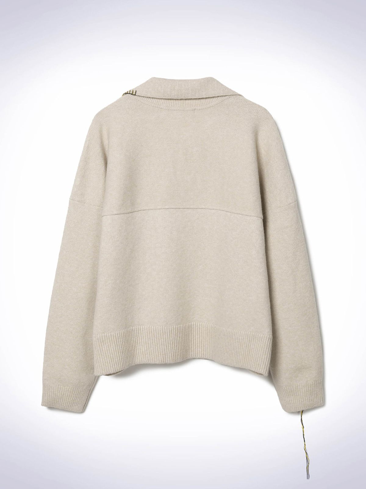 하우스공칠이씨(HAUS072C) SOFT IVY COLLAR KNIT BEIGE