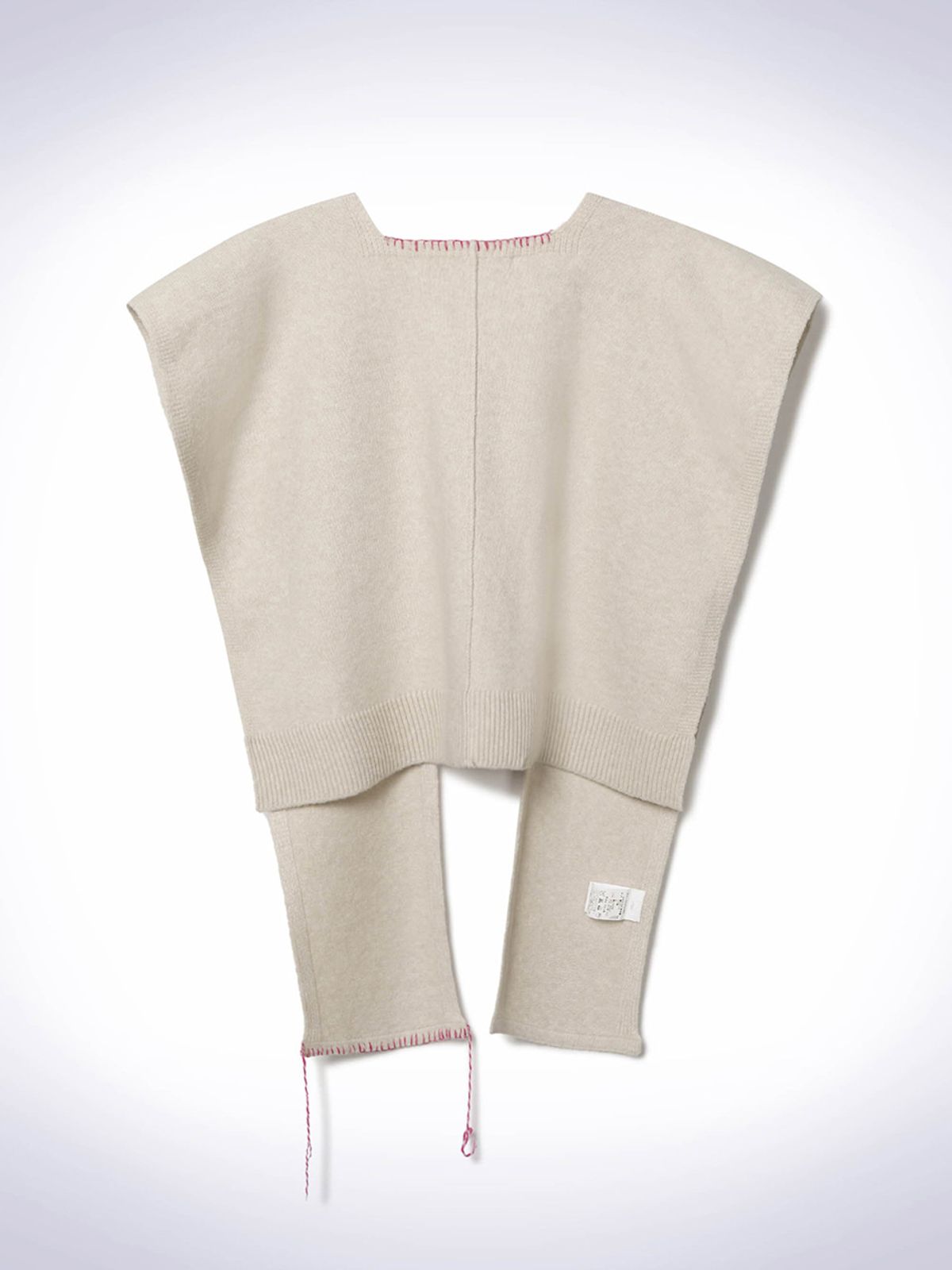 하우스공칠이씨(HAUS072C) BONA SHAWL KNIT BEIGE