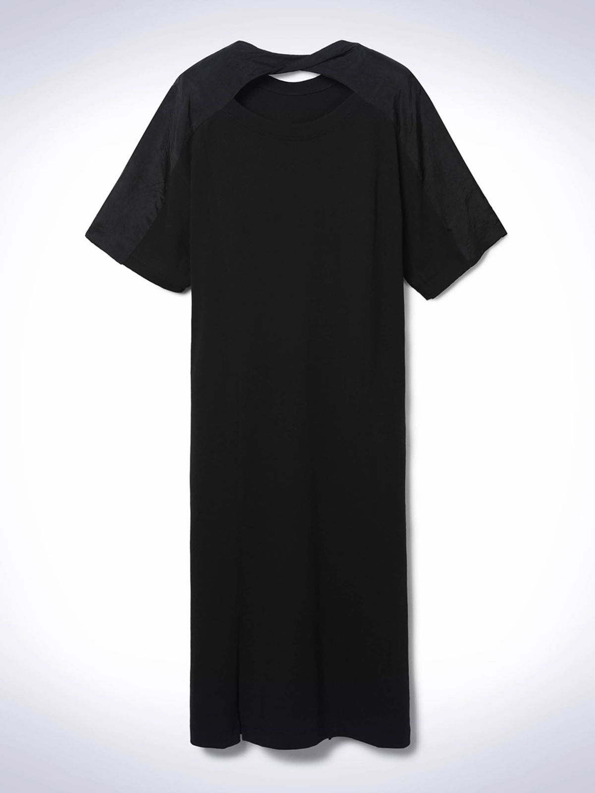 하우스공칠이씨(HAUS072C) OPEN BACK MIDI DRESS BLACK