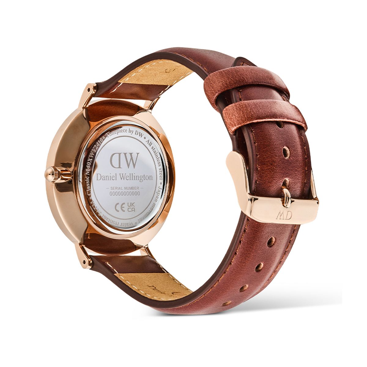 다니엘 웰링턴(DANIEL WELLINGTON) CLASSIC MULTI-EYE 남자 브라운 빈티지 가죽스트랩 패션시계