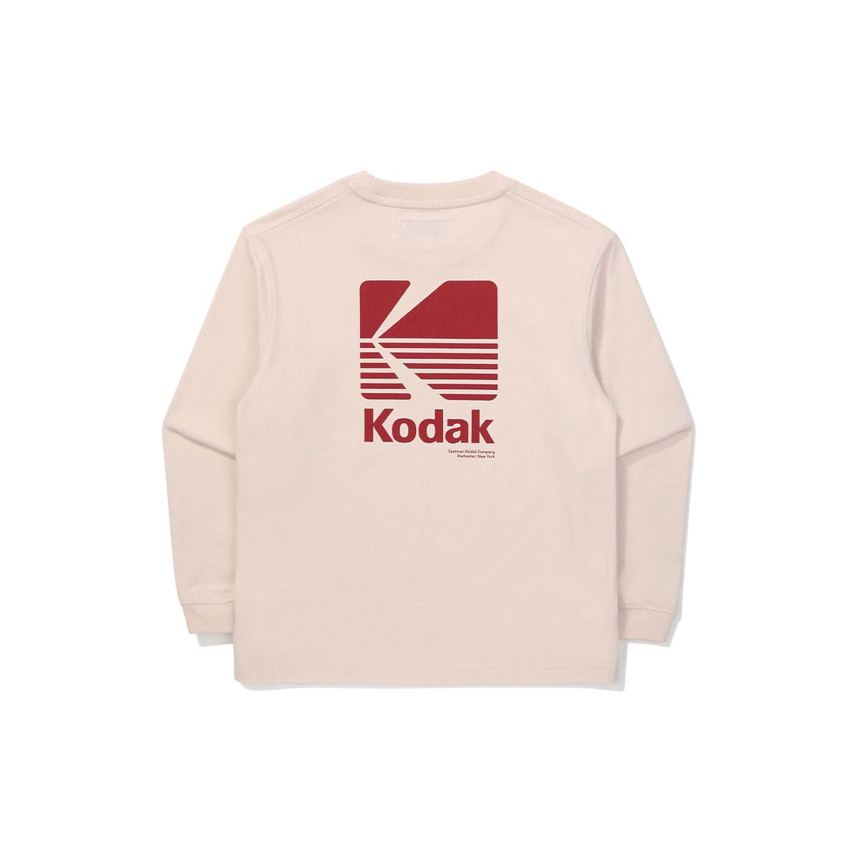 코닥 키즈(KODAK KIDS) 빅로고 롱 슬리브 티셔츠 키즈 IVORY