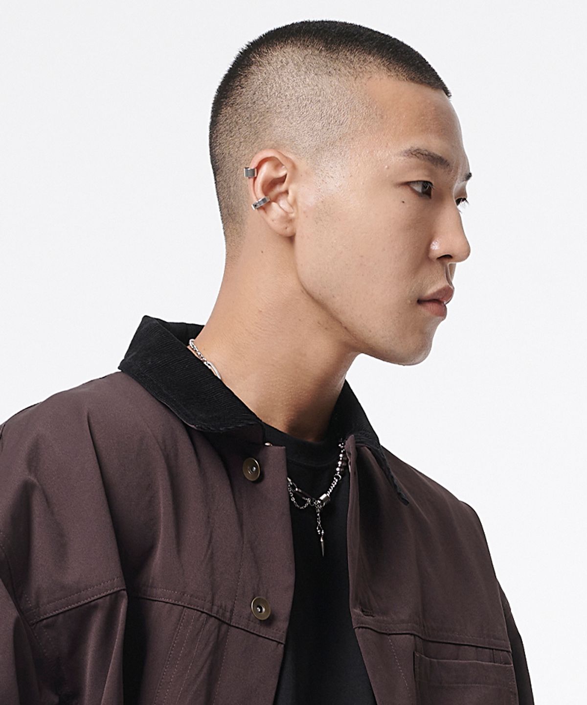 아티스트웨어(ARTISTWEAR) [2COLORS] 써지컬스틸 3단 이어커프