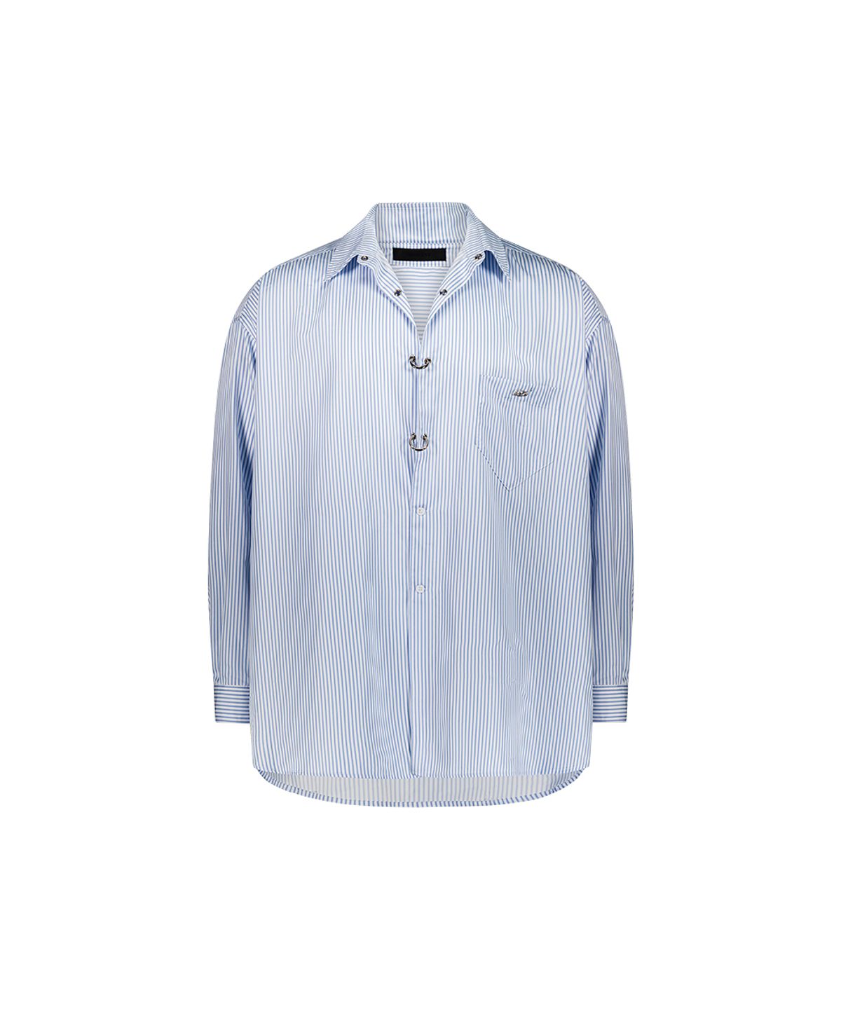 51퍼센트(51PERCENT) Ring Shirt - blue stripe
