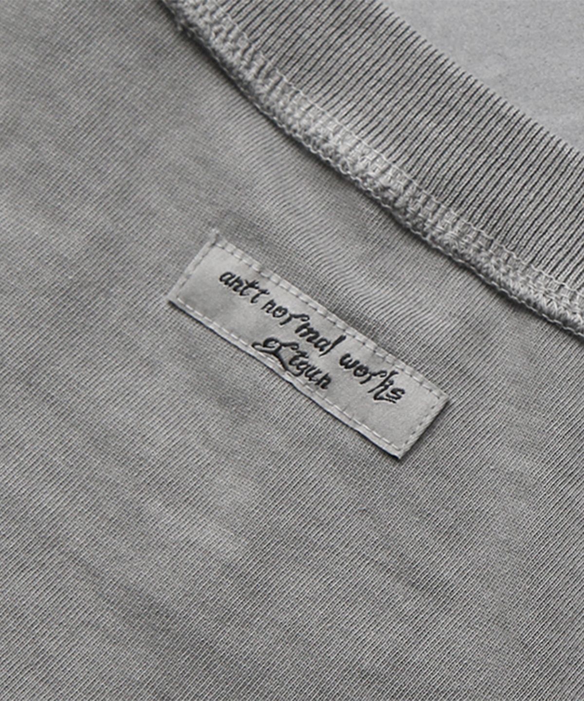 크리건(CRIGUN) Pigment 3 Stitch 세미 오버핏 반팔티 METAL GREY