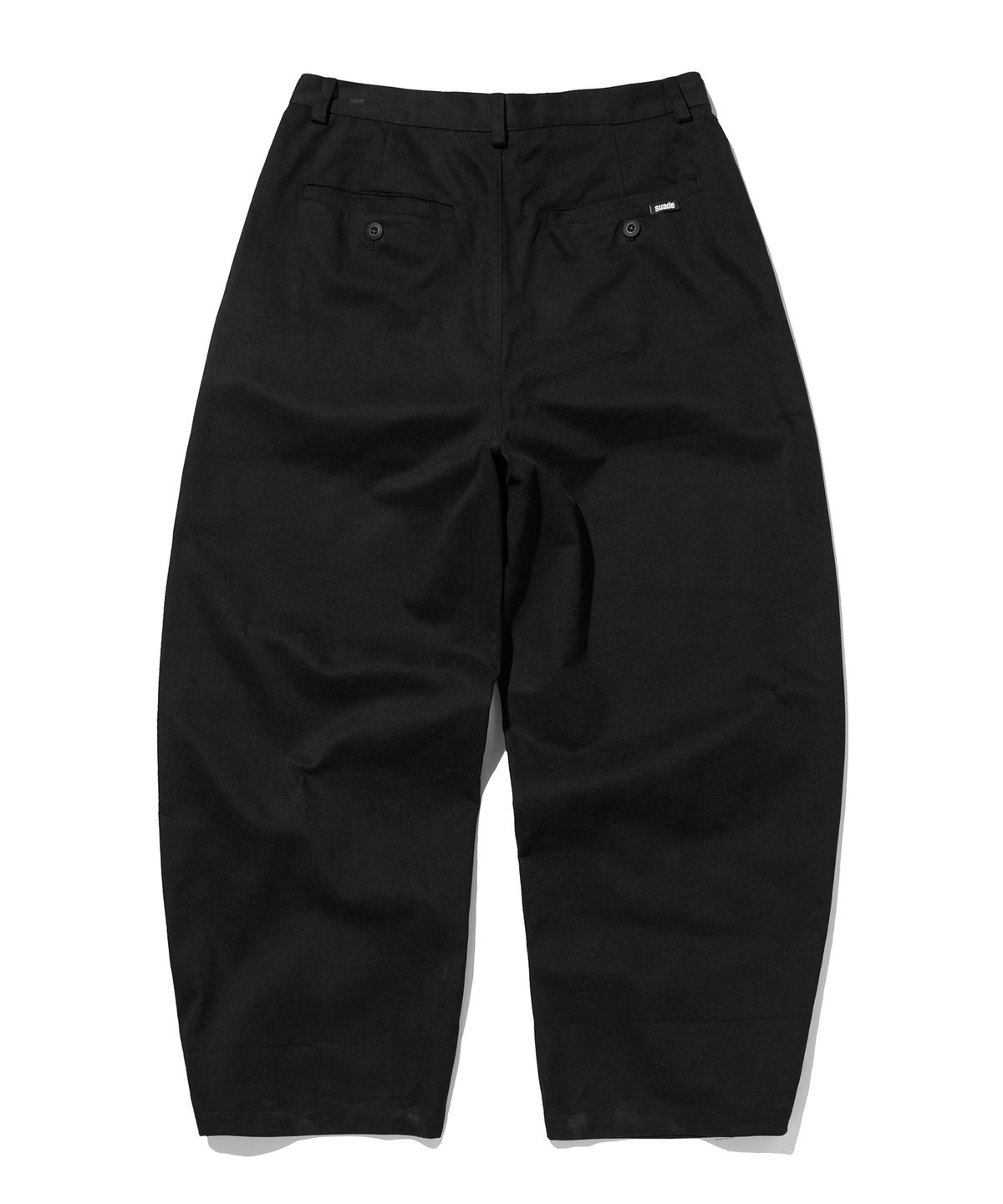 스웨이드(SUADE) WIDE CHINO PANTS [BLACK]