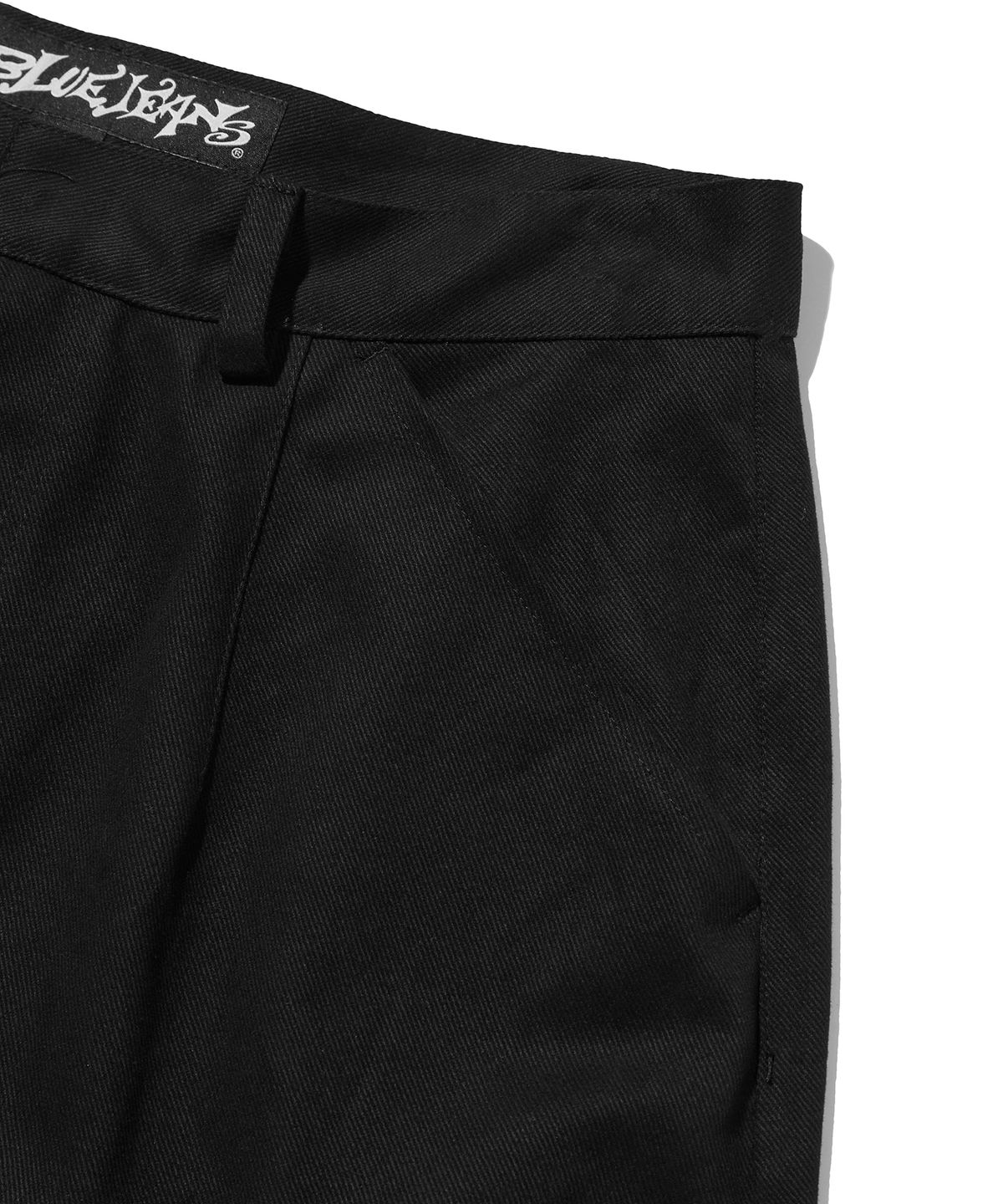 스웨이드(SUADE) WIDE CHINO PANTS [BLACK]