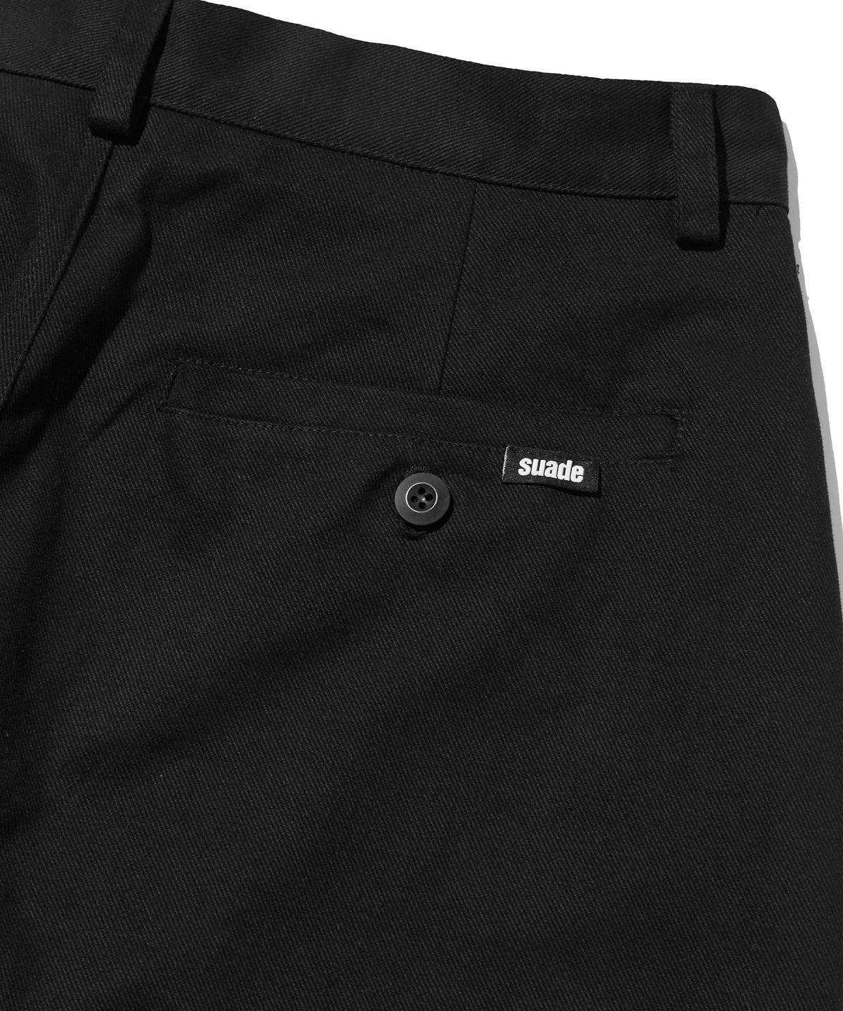 스웨이드(SUADE) WIDE CHINO PANTS [BLACK]