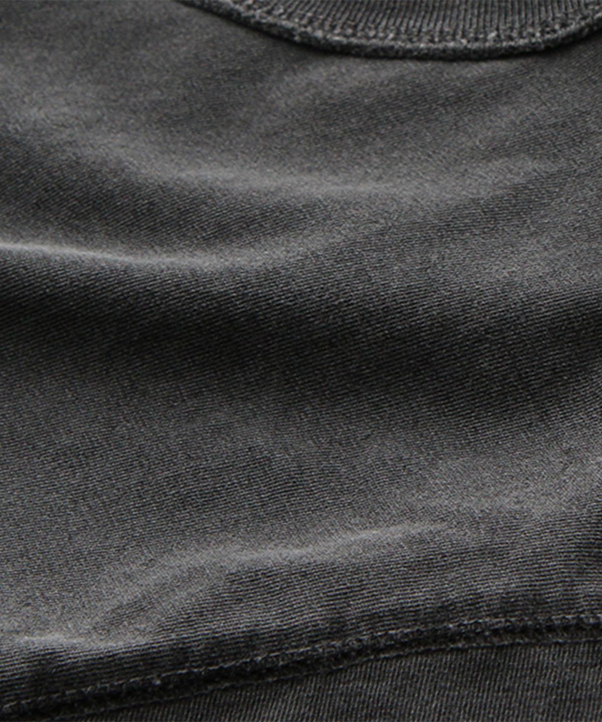 크리건(CRIGUN) Pigment 3 Stitch 세미 오버핏 반팔티 CHARCOAL
