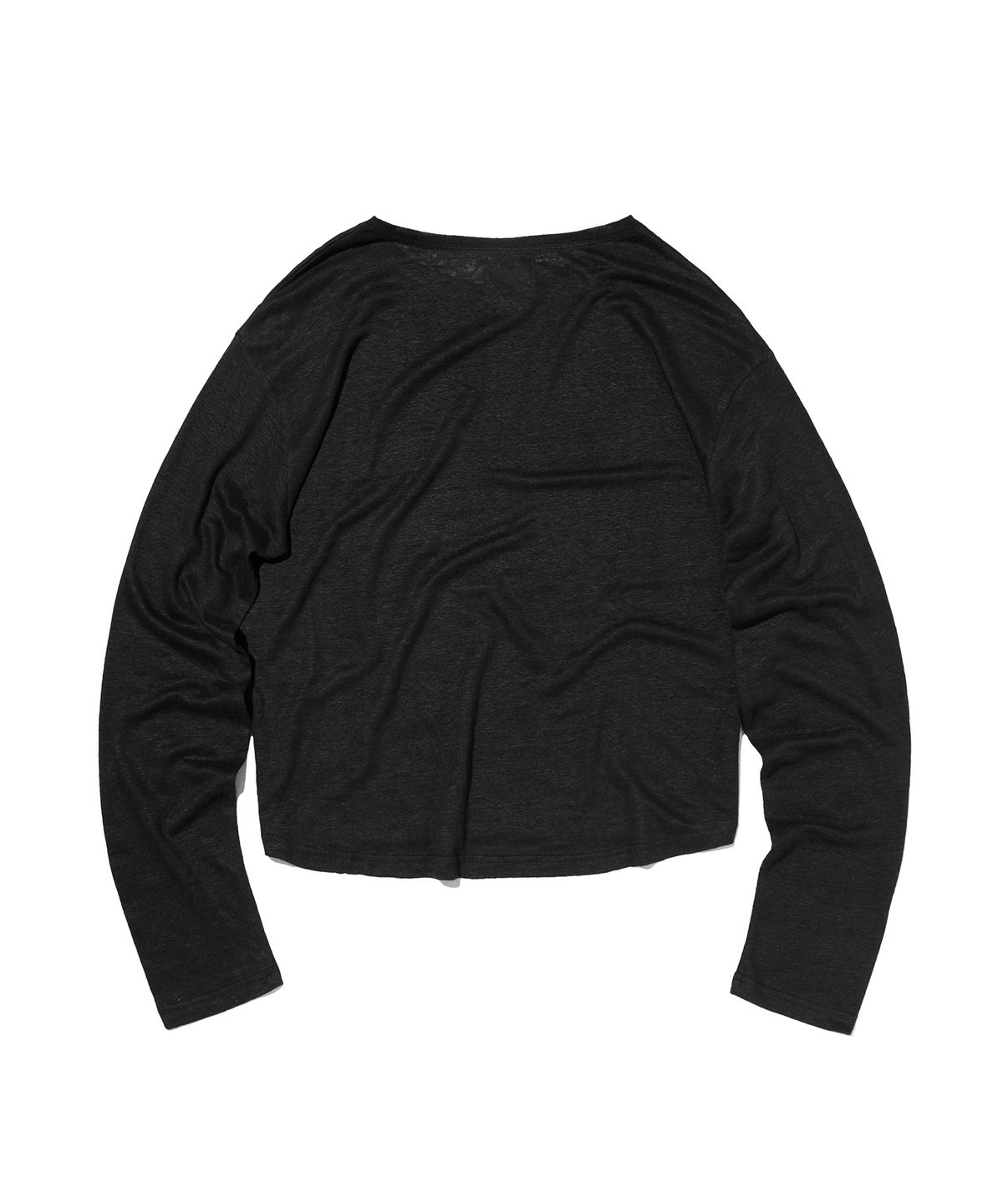 스웨이드(SUADE) SLUB LONG SLEEVE [BLACK]