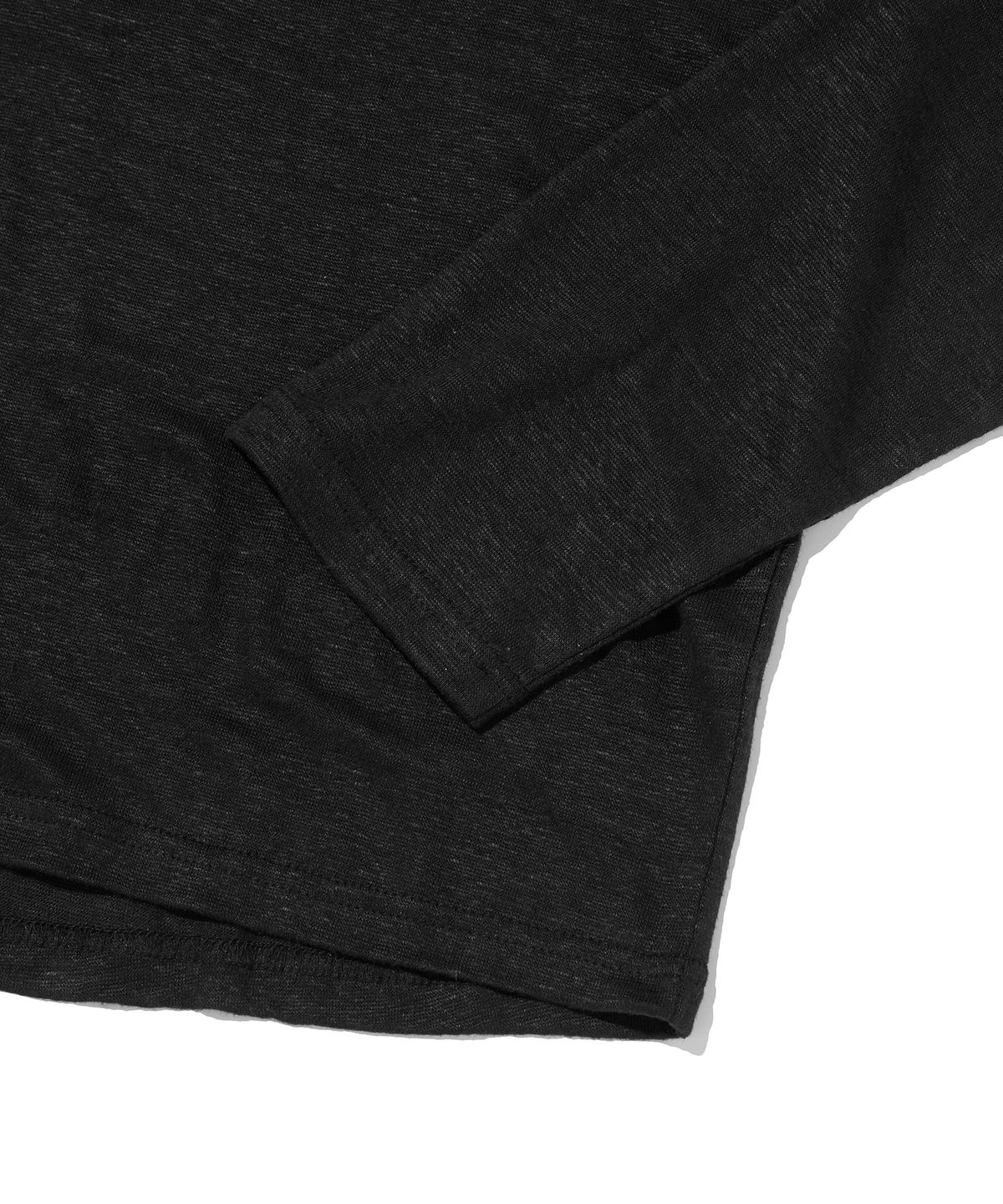 스웨이드(SUADE) SLUB LONG SLEEVE [BLACK]