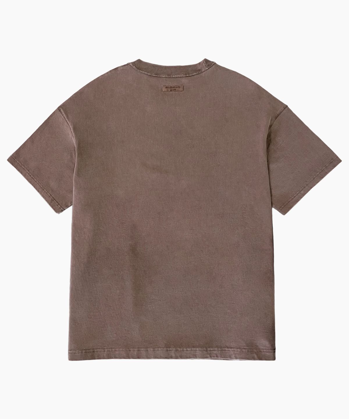 크리건(CRIGUN) Pigment 3 Stitch 세미 오버핏 반팔티 FADED BROWN