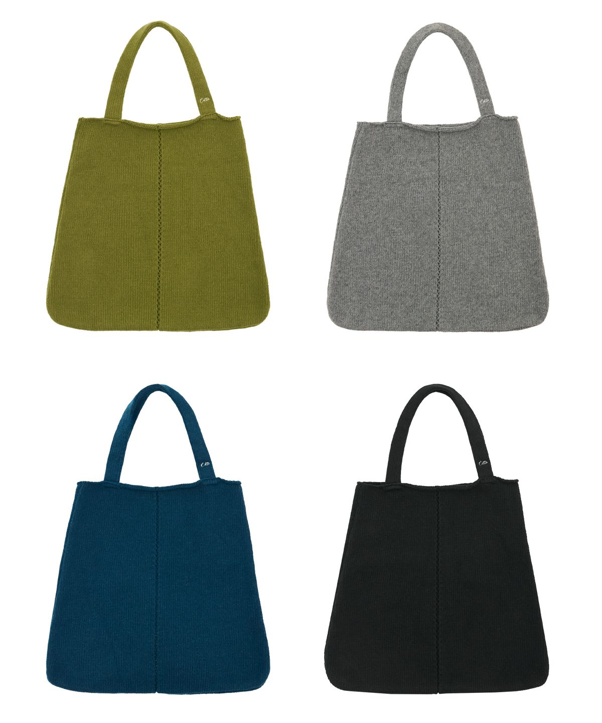 씨타(CITTA) Wool Blended Daily Punching Knit Bag_CTA936(Olive)