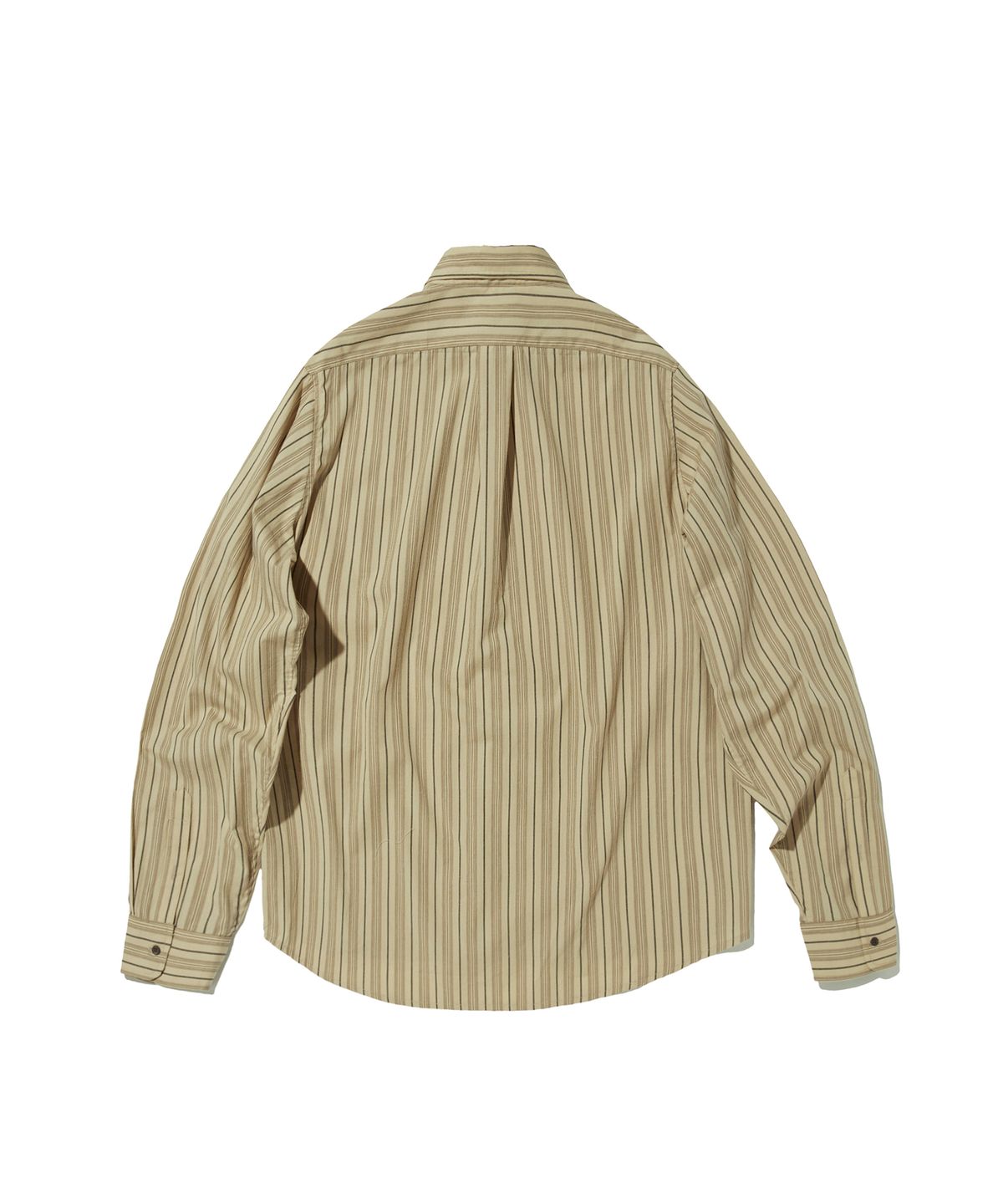 스웨이드(SUADE) STRIPED OVER SHIRT [BEIGE]