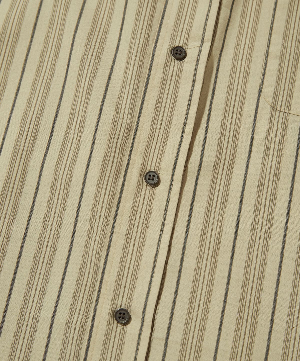 스웨이드(SUADE) STRIPED OVER SHIRT [BEIGE]