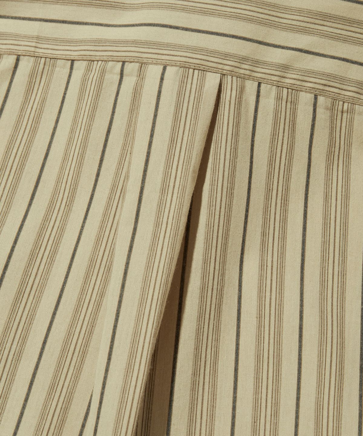 스웨이드(SUADE) STRIPED OVER SHIRT [BEIGE]