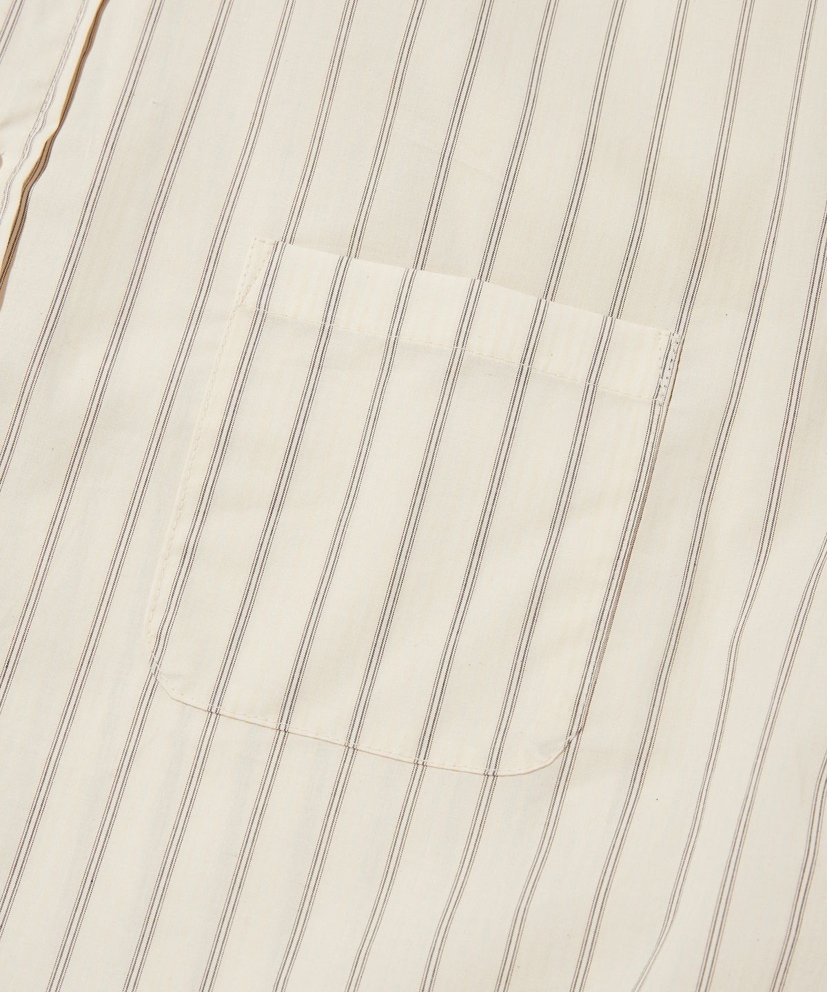 스웨이드(SUADE) STRIPED OVER SHIRT [IVORY]