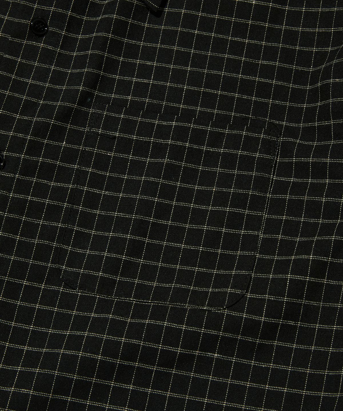 스웨이드(SUADE) CROPPED CHECK SHIRT [BLACK]