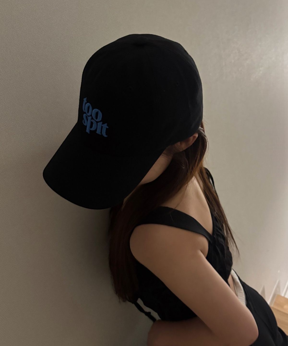 투에스핏(TOOSPIT) 시그니처  볼캡 (블루)