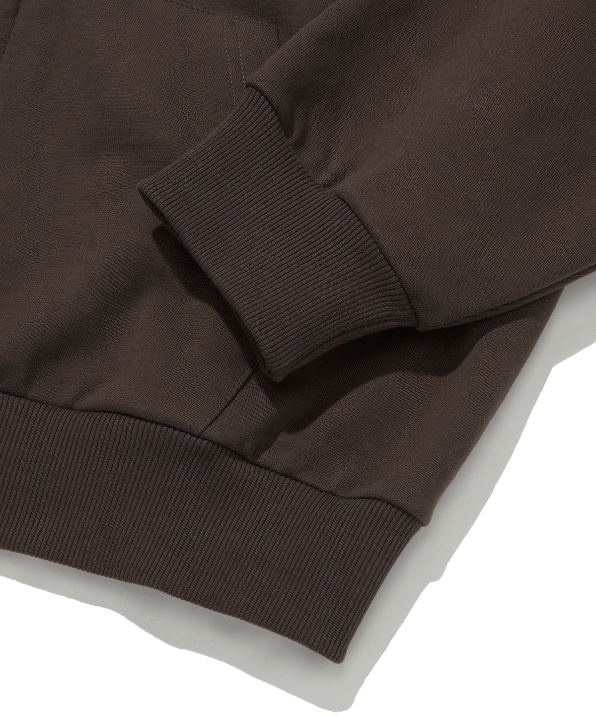 스웨이드(SUADE) NORMAL HOOD ZIP UP [BROWN]