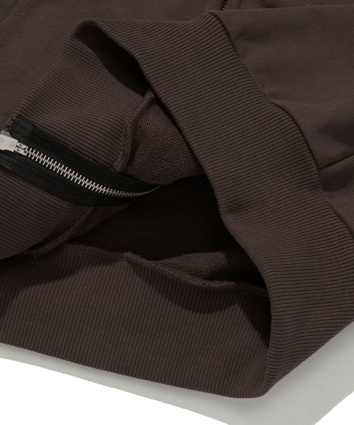 스웨이드(SUADE) NORMAL HOOD ZIP UP [BROWN]