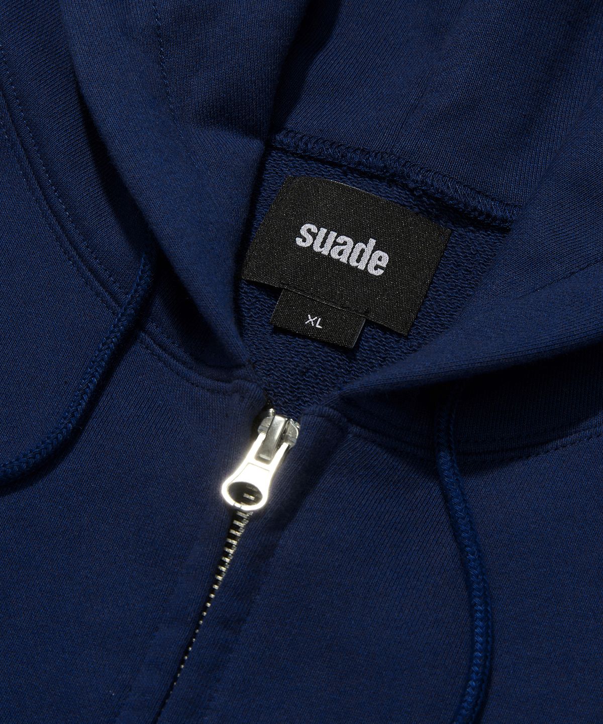 스웨이드(SUADE) NORMAL HOOD ZIP UP [NAVY]