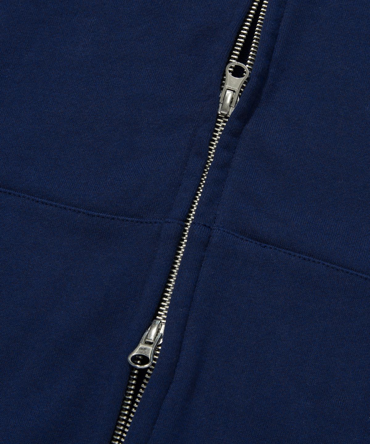 스웨이드(SUADE) NORMAL HOOD ZIP UP [NAVY]