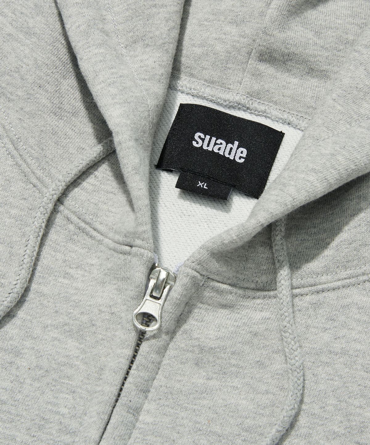 스웨이드(SUADE) NORMAL HOOD ZIP UP [GRAY]
