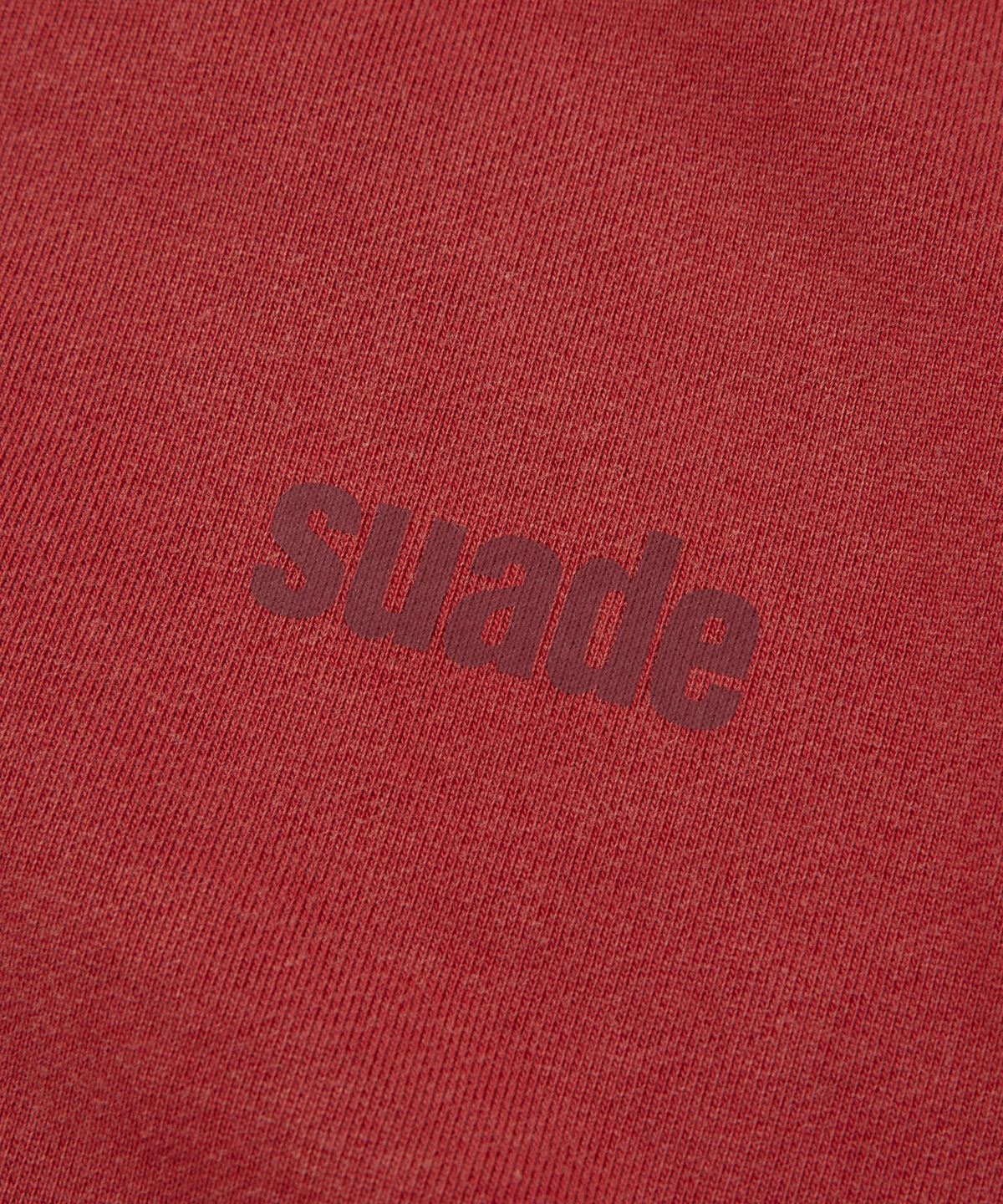 스웨이드(SUADE) CROPPED WASHED HOOD ZIP UP [RED]