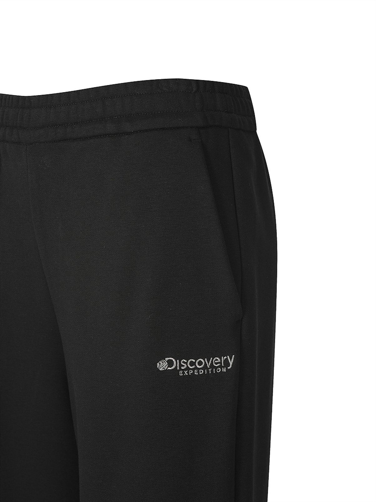 디스커버리 익스페디션(DISCOVERY EXPEDITION) 여성 소로나웜 워싱 트레이닝 세미와이드 팬츠 (BLACK)