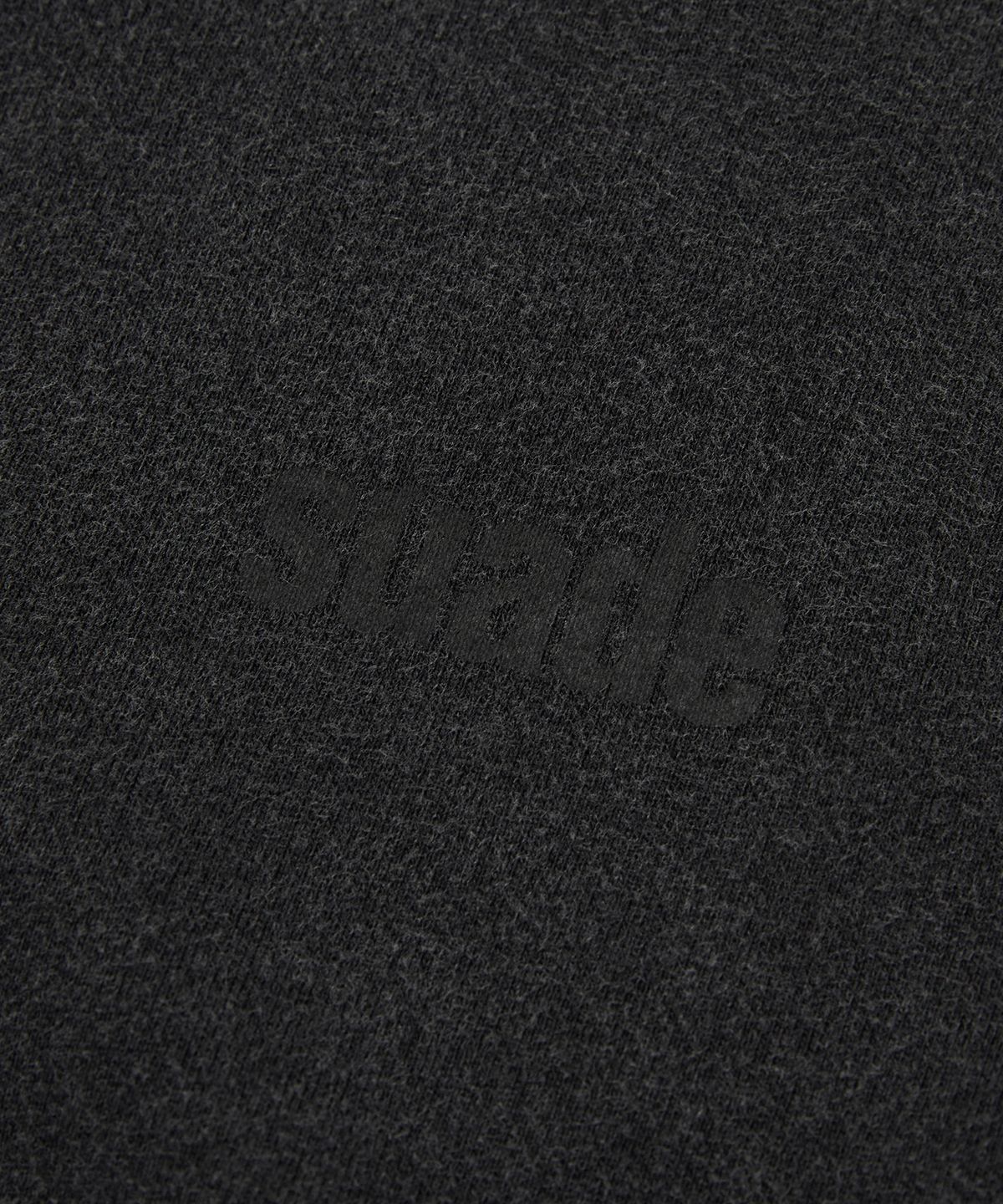 스웨이드(SUADE) CROPPED WASHED HOOD ZIP UP [WASHING BLACK]