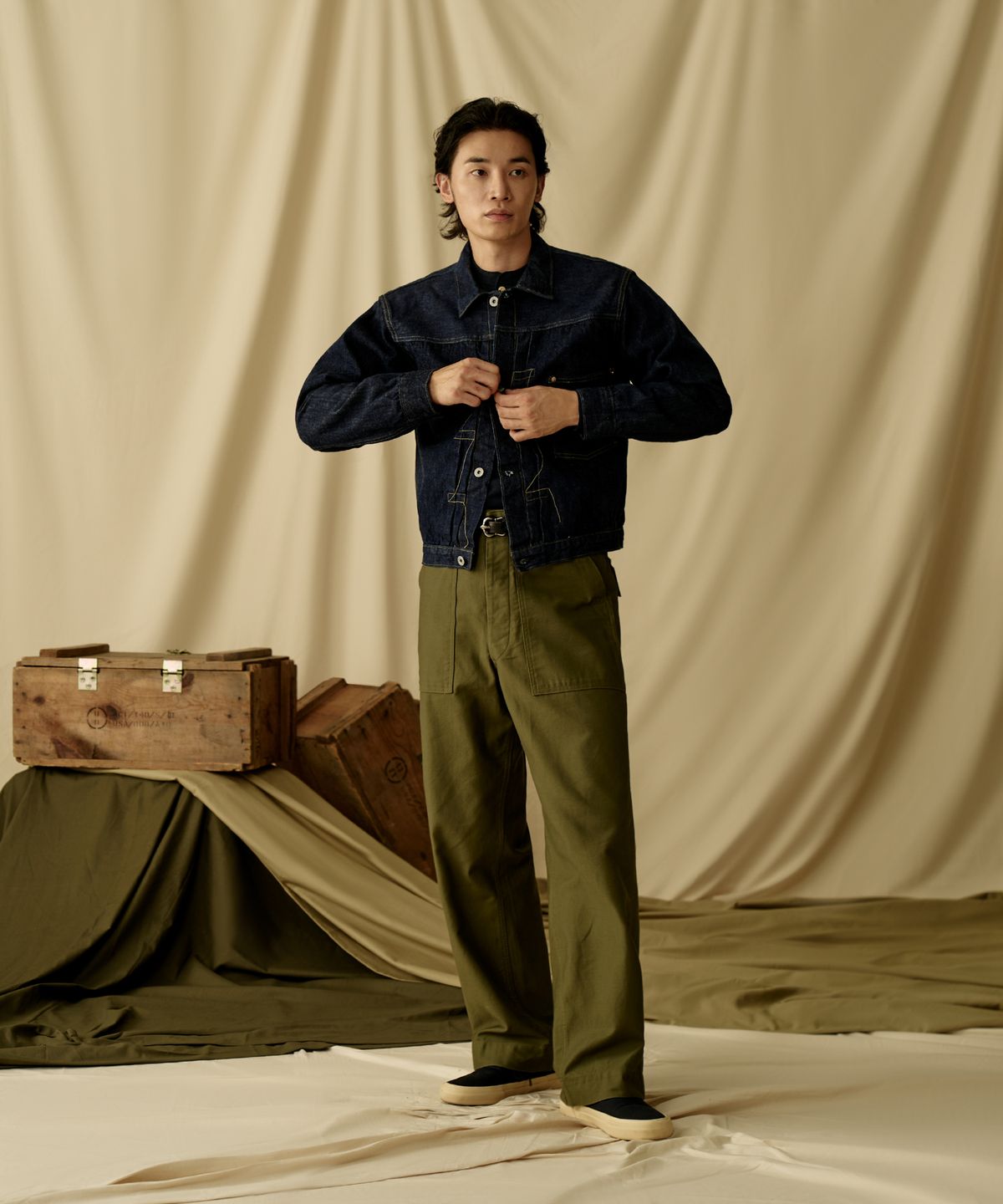 브론슨(BRONSON) Vietnam War OG-107 Utility Fatigue Pants