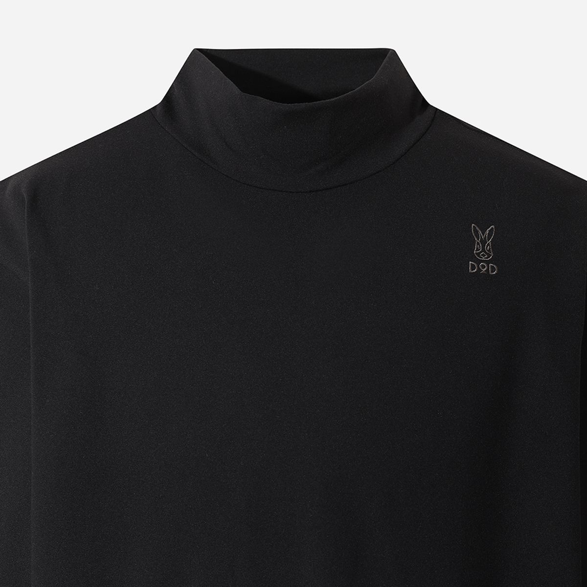 디오디(DOD) 에센셜 모크넥 긴팔 티셔츠(BLACK)