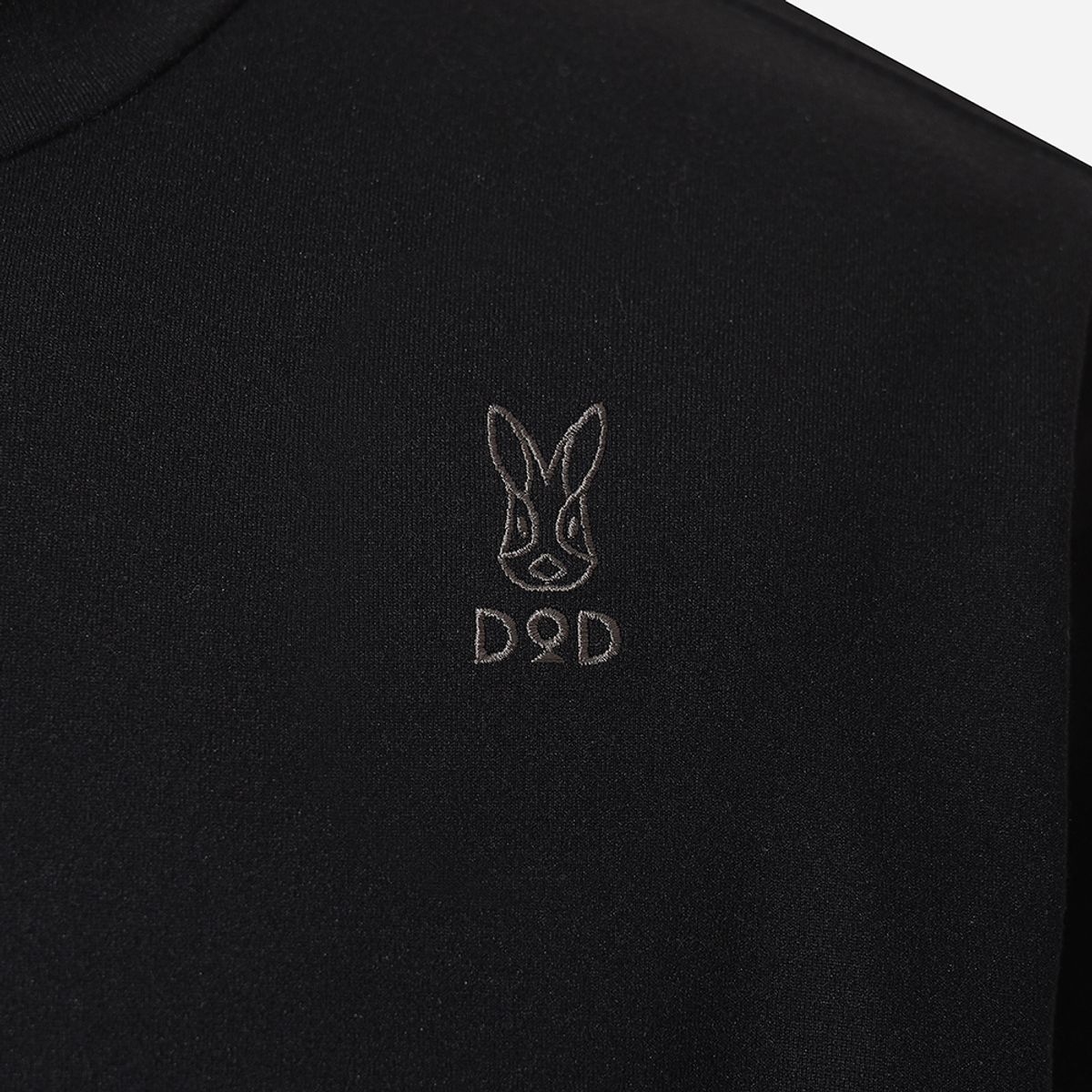 디오디(DOD) 에센셜 모크넥 긴팔 티셔츠(BLACK)