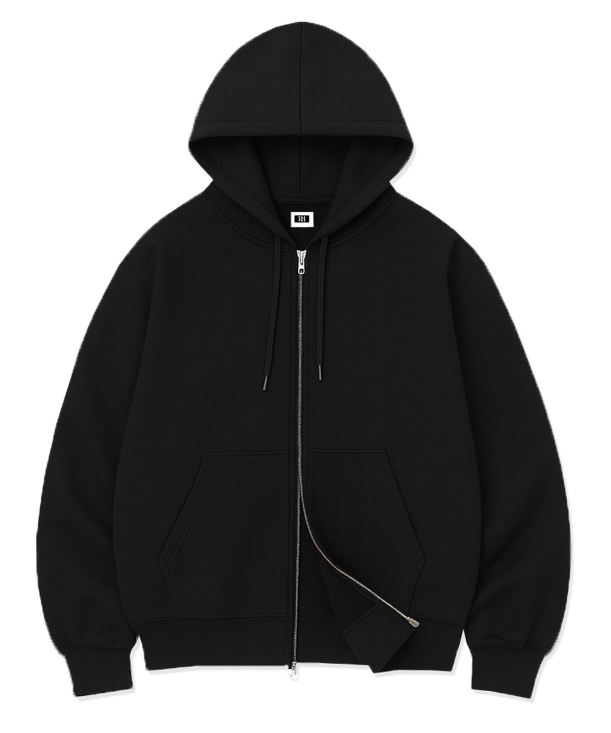 랜덤오프(RANDOMOFF) [Unisex] BASIC LINE OVER FIT 2-WAY ZIP-UP (4color)