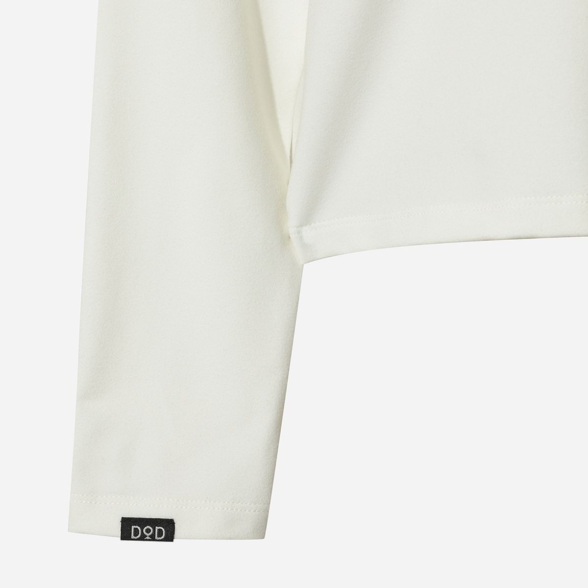 디오디(DOD) 에센셜 모크넥 긴팔 티셔츠 여자(OFF WHITE 2)