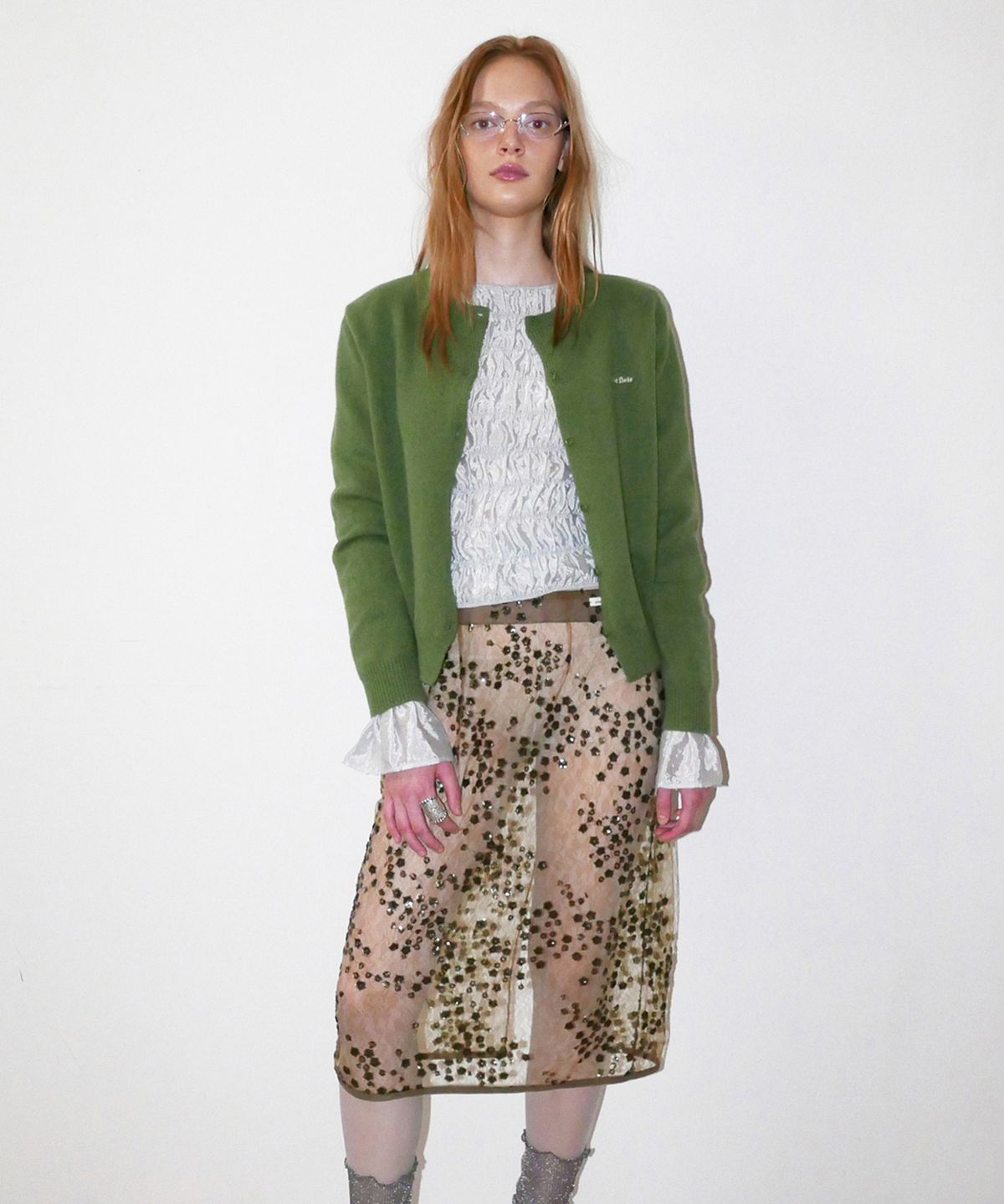 오버듀플레어(OVERDUEFLAIR) OVERDUE WOOL CARDIGAN_FOREST GREEN