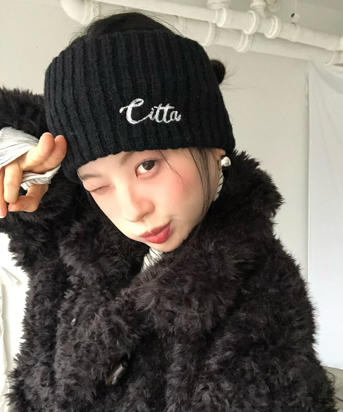 씨타(CITTA) Signature Logo Knit Hair Band_CTA929(5color)