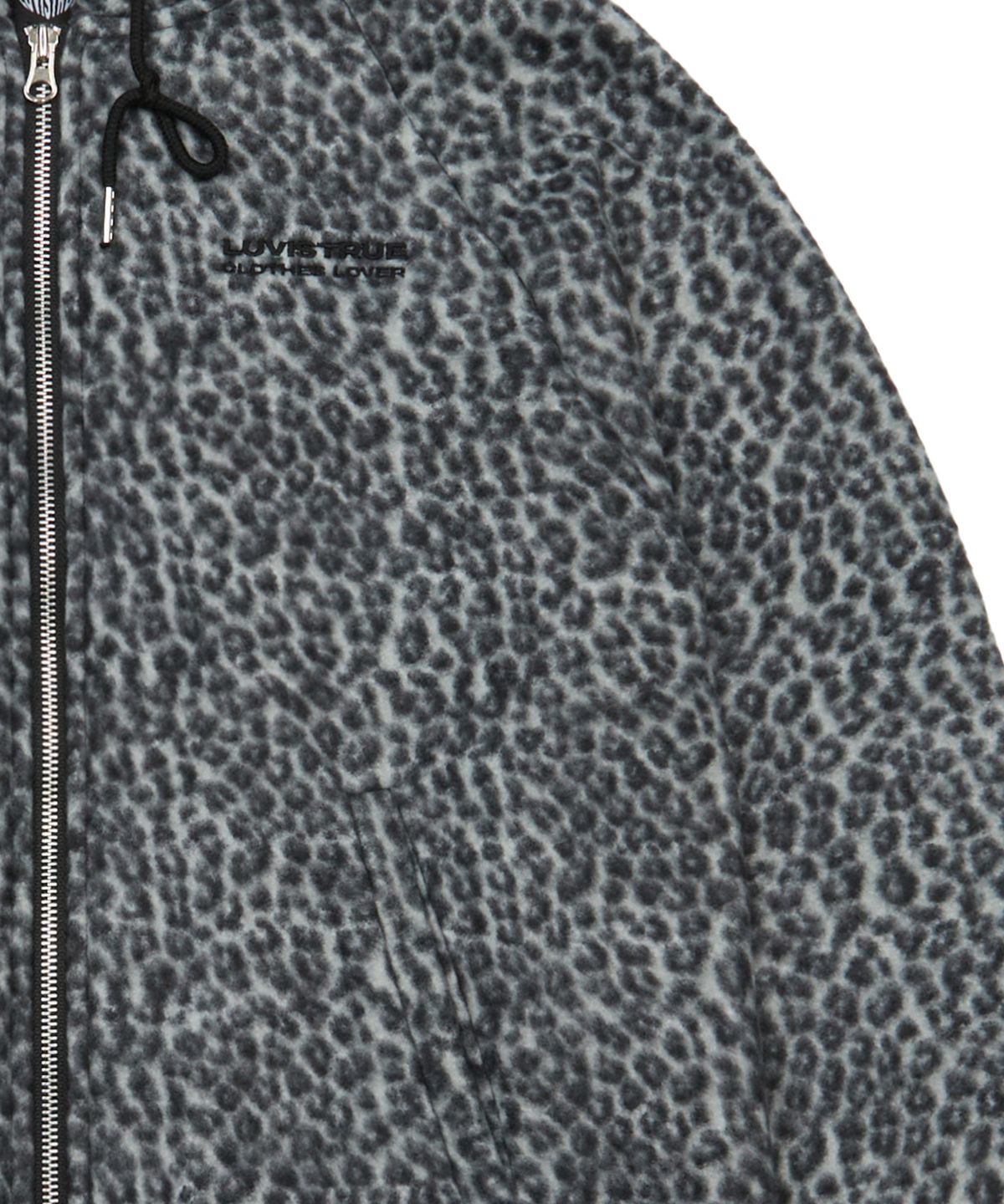 러브이즈트루(LUVISTRUE) GT FLEECE JACKET(CHARCOAL)