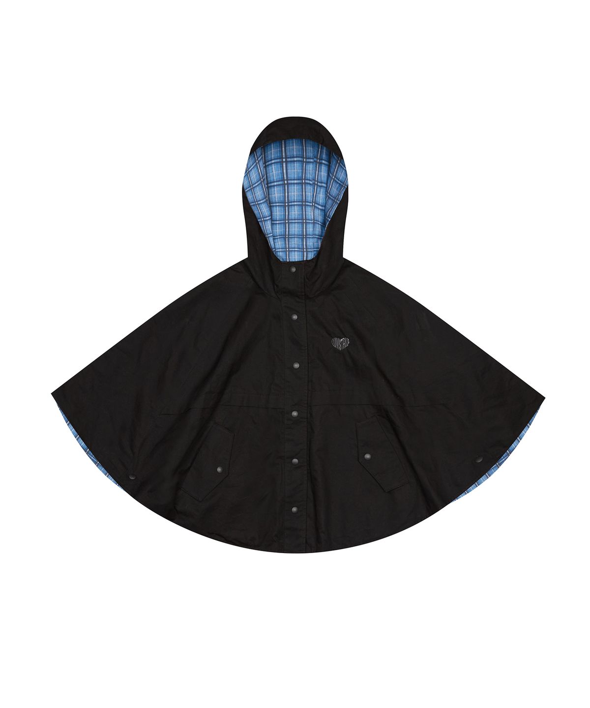 러브이즈트루(LUVISTRUE) SHUGO CHARA! CHECK CAPE(BLUE)
