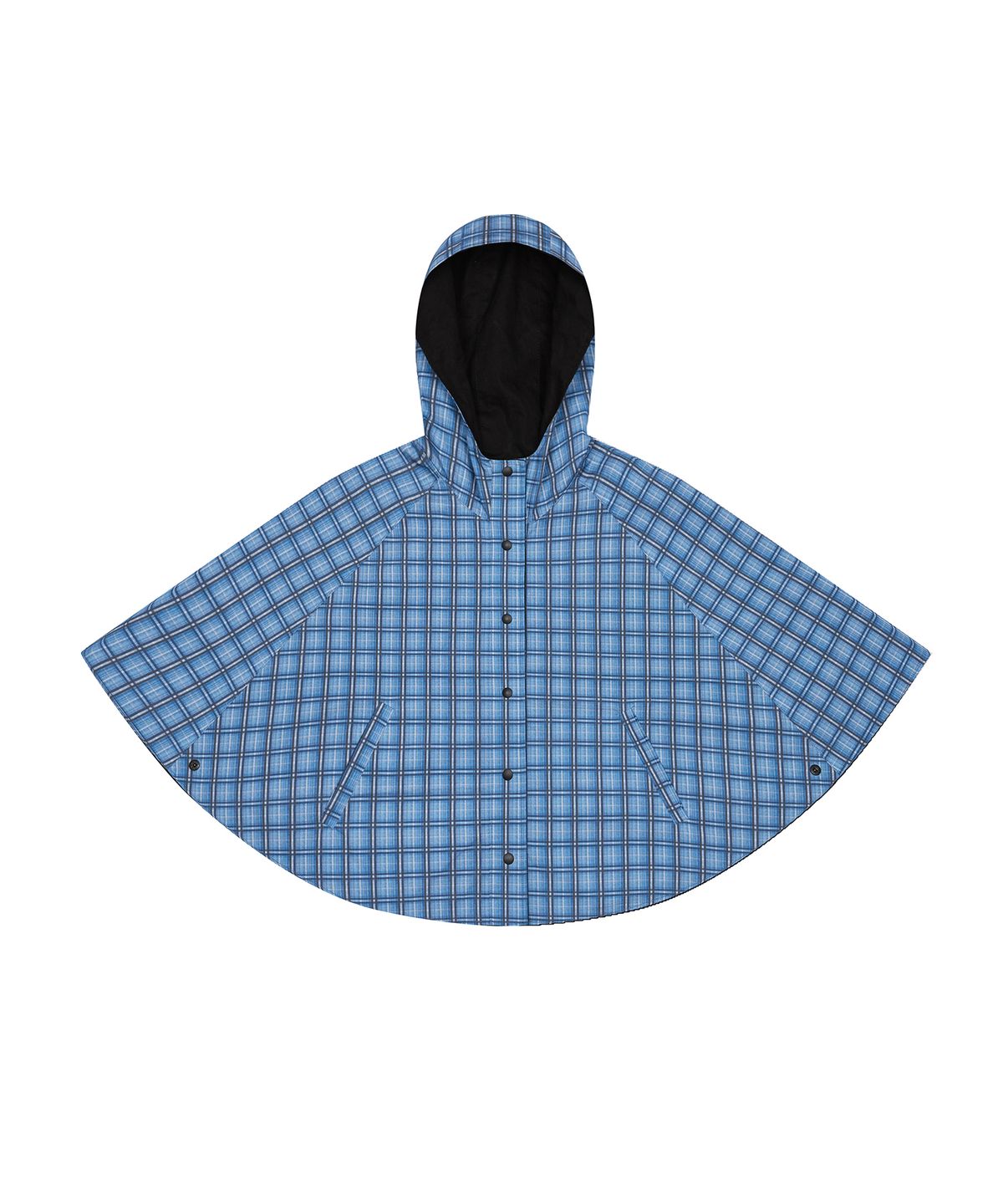 러브이즈트루(LUVISTRUE) SHUGO CHARA! CHECK CAPE(BLUE)