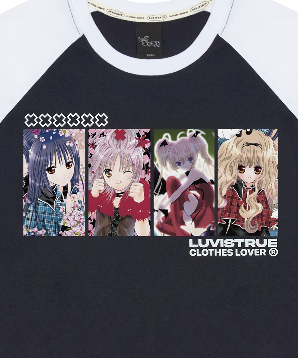 러브이즈트루(LUVISTRUE) SHUGO CHARA! RAGLAN TEE(NAVY)