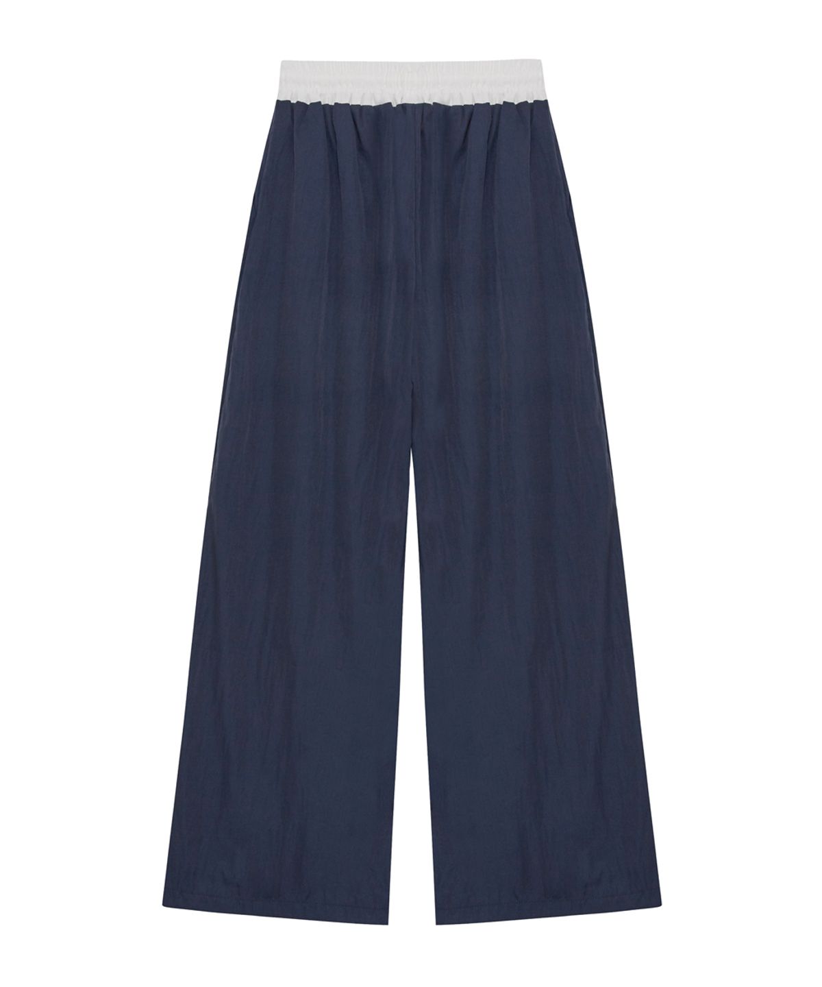 누프에블루(NEUFETBLEU) NEB two tone nylon pants (navyblue)
