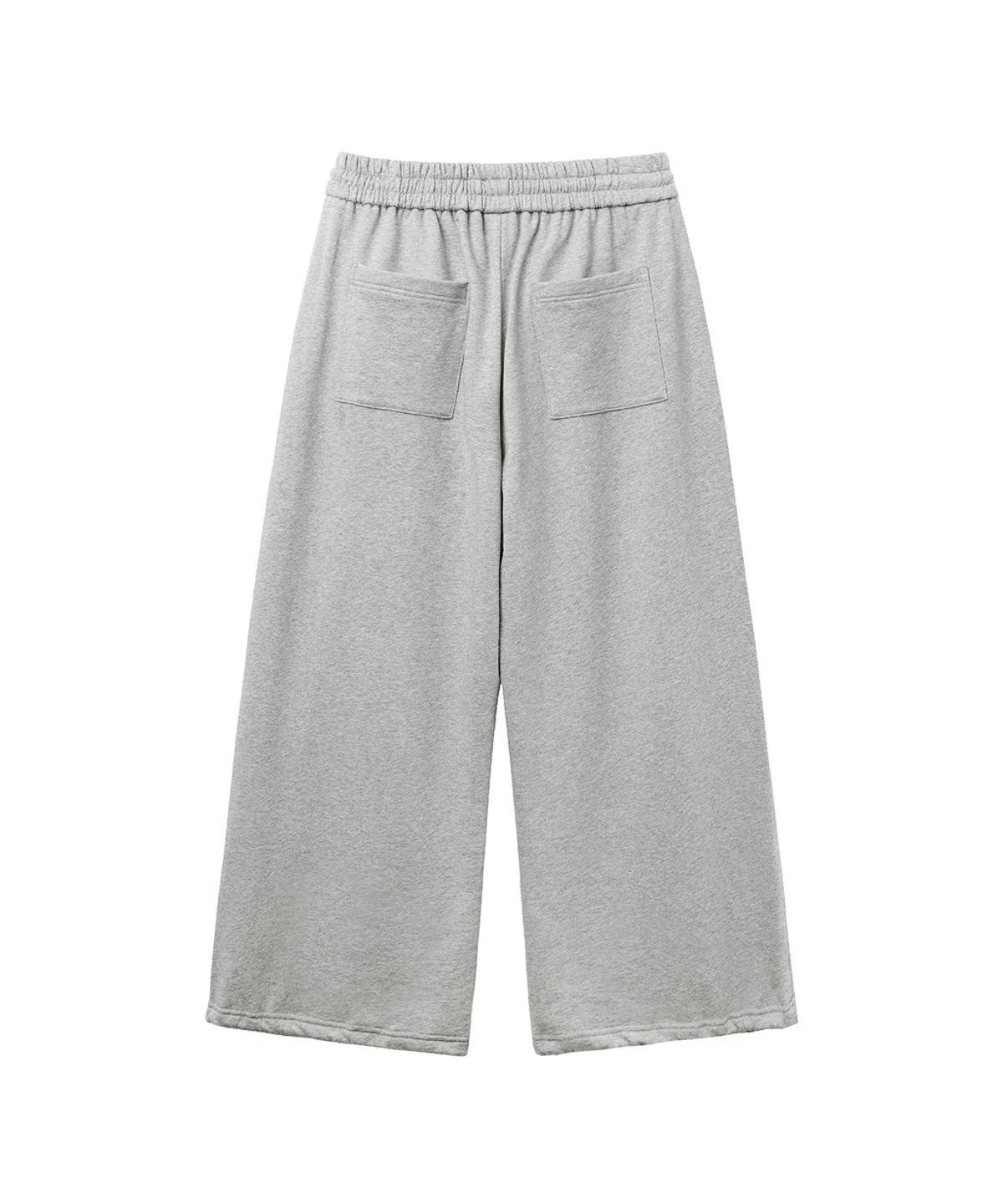렌세(RENSE) Belt Sweatpants Set Melange Gray