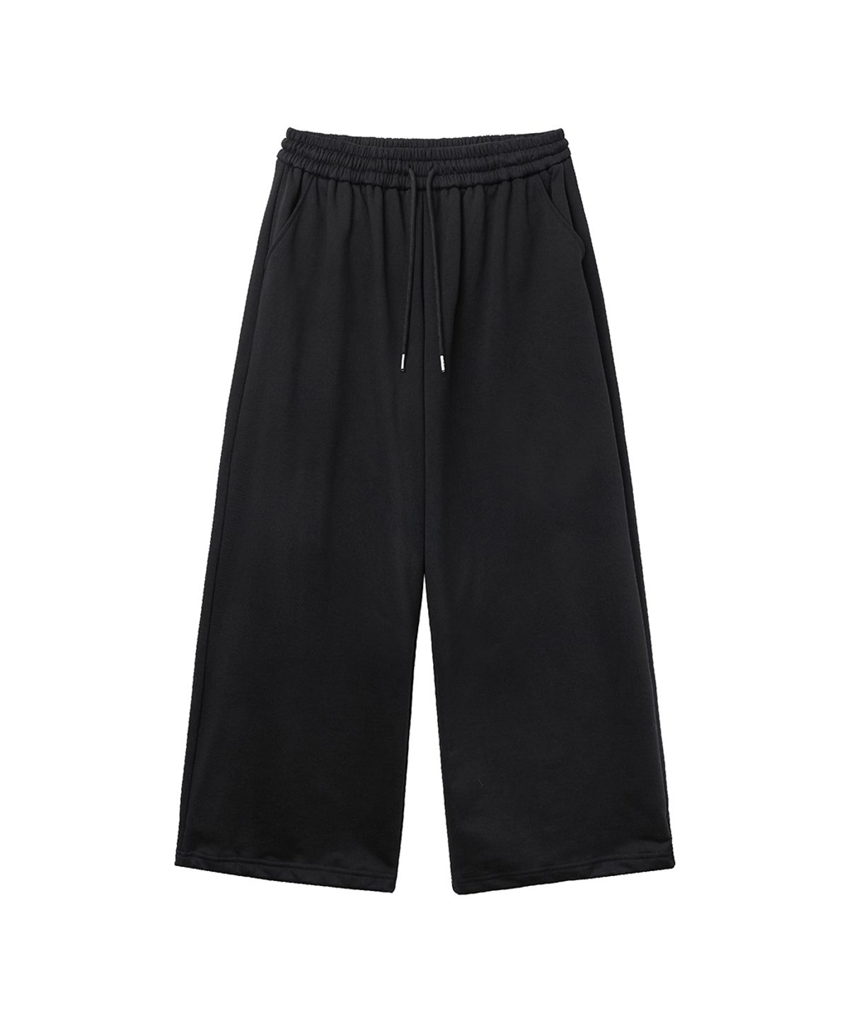 렌세(RENSE) Belt Sweatpants Set Black