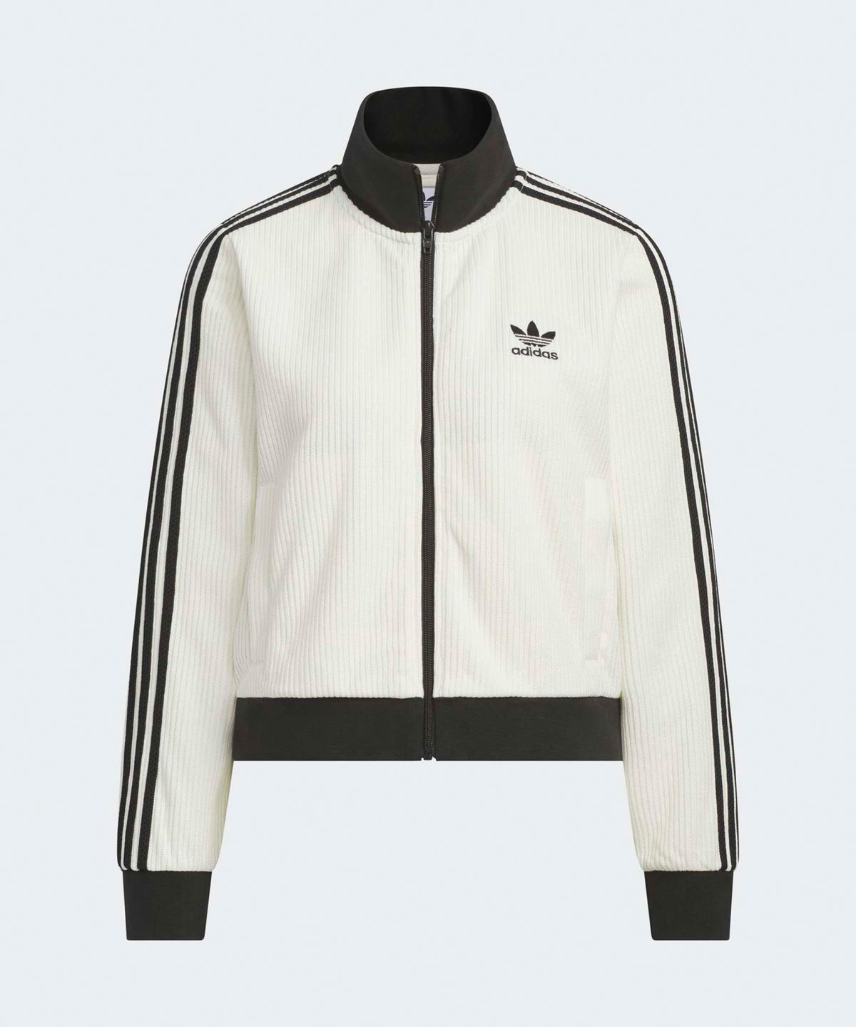 아디다스(ADIDAS) 니트 트랙탑  - 화이트:블랙 / KC2649