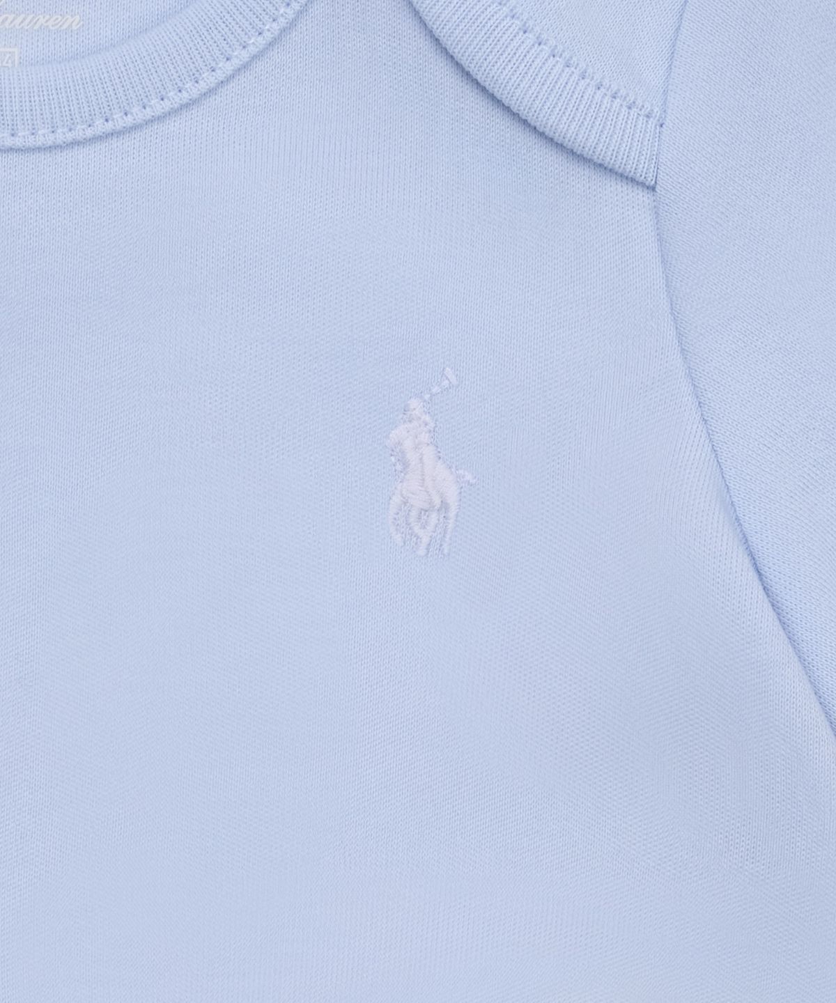 폴로 랄프 로렌 칠드런(POLO RALPH LAUREN CHILDREN) 투알 코튼 쓰리피스 기프트 세트-블루