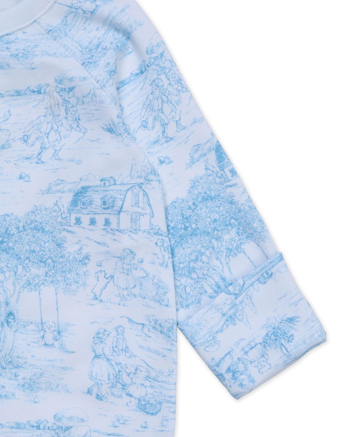 폴로 랄프 로렌 칠드런(POLO RALPH LAUREN CHILDREN) 투알 코튼 쓰리피스 기프트 세트-블루
